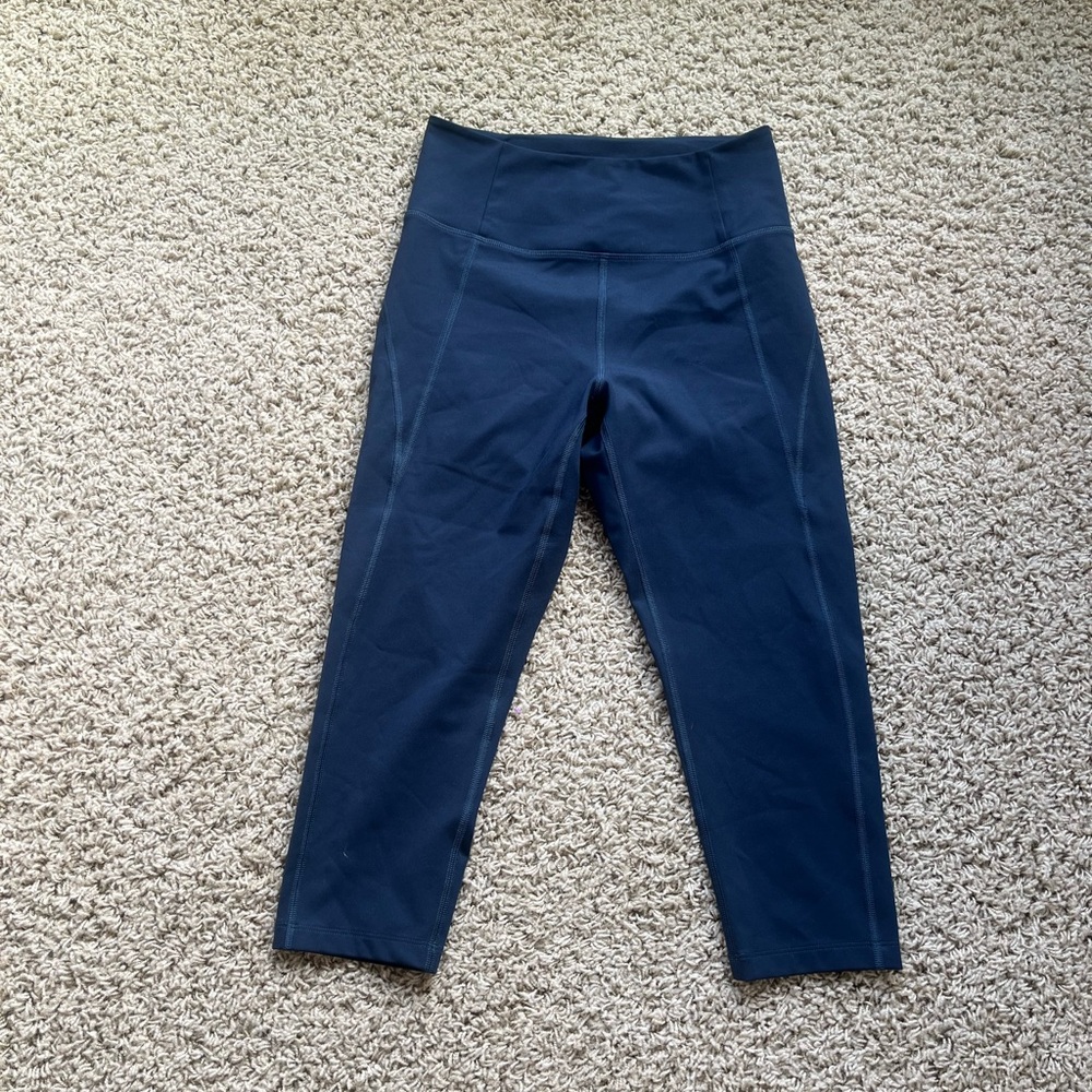 Navy Girlfriend Collective leggings